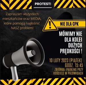 Protest "Nie dla CPK"